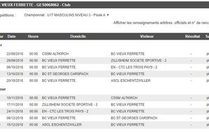 Championnat 2018-2019 U17M Niveau 3 Poule A