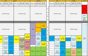 Horaires des entrainements / Gymnase