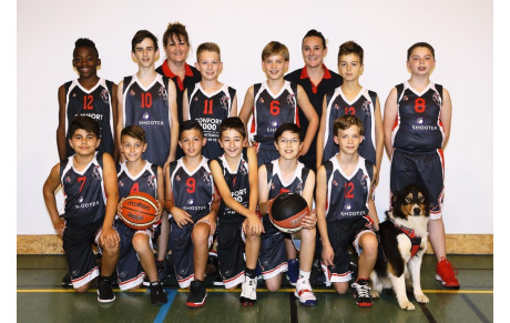 Classement des U13M, saison 2018/2019